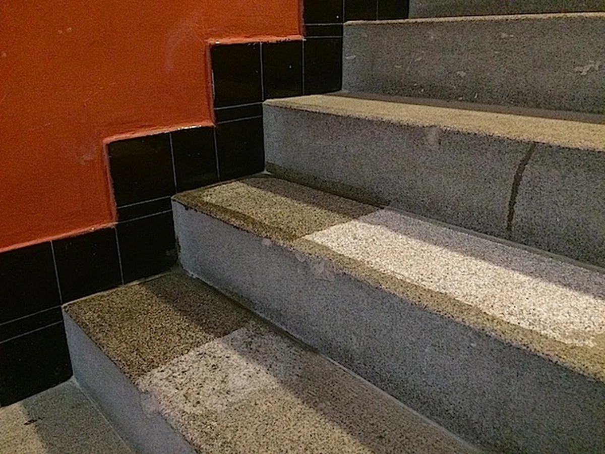 Renovace teraco schodů